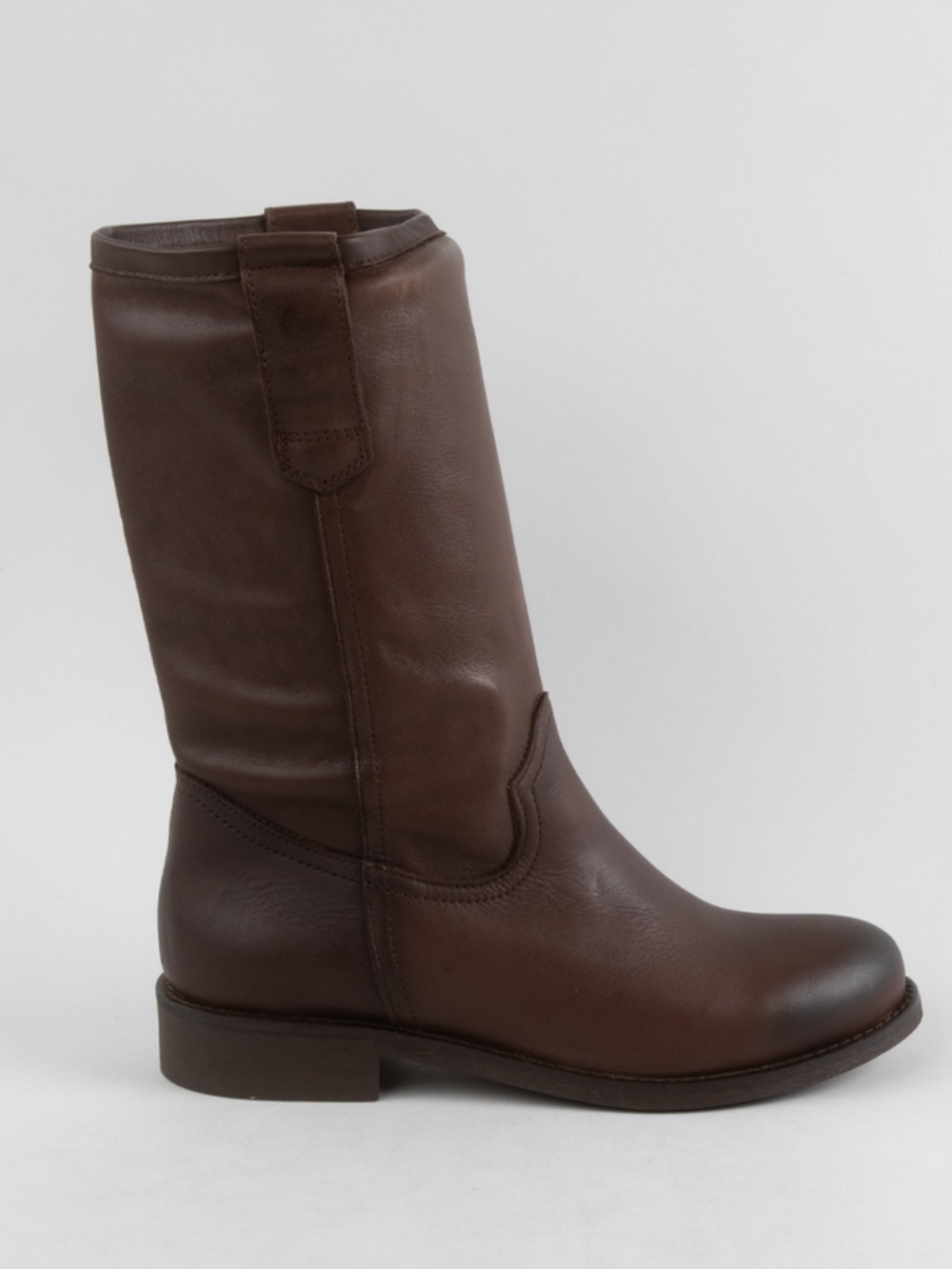 Steve Madden Ruben Boots in Brown Leather Size 38/US Size 7.5-New, Never Worn.